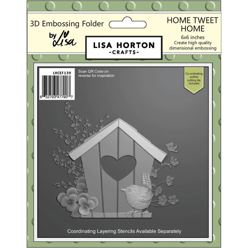 Lisa Horton Craft Home Tweet Home 6×6 with Die