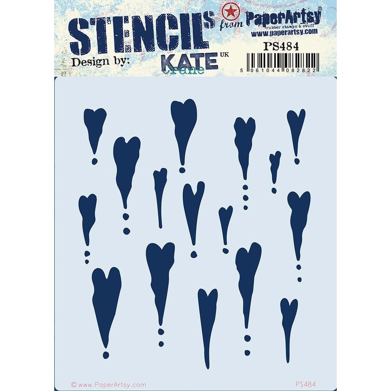 PaperArtsy – PA Stencil 484 {Kate Crane}