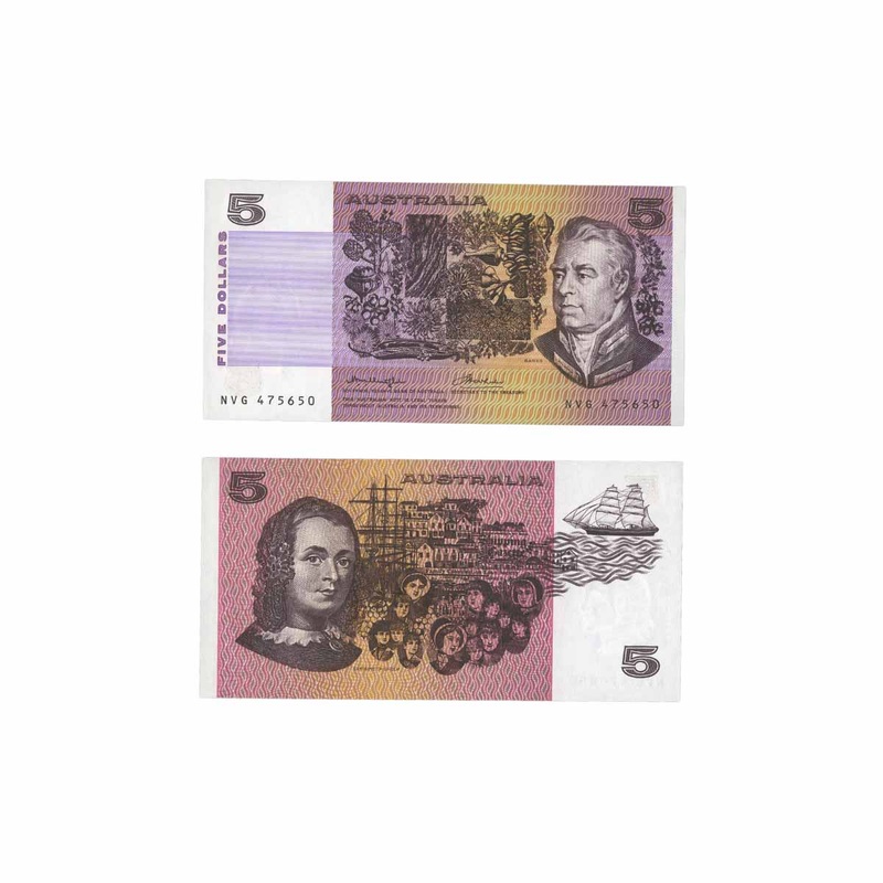 1976 $5 R206c Knight/Wheeler OCR-B Uncirculated