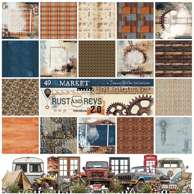 49 and Market Rust & Revs 2.0 – 12 x12 Collection Pack