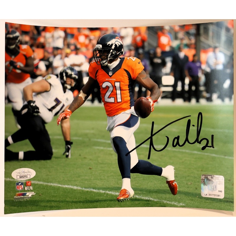 Aqib Talib Autographed 8×10 Photo JSA COA