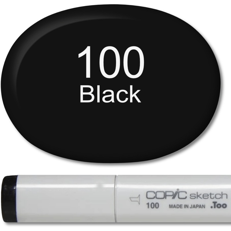 Copic Sketch Marker – 100 Black