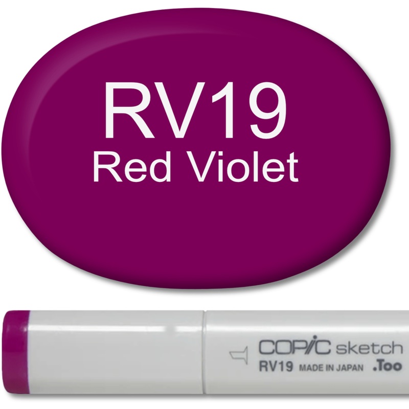 Copic Sketch Marker – RV19 Red Violet