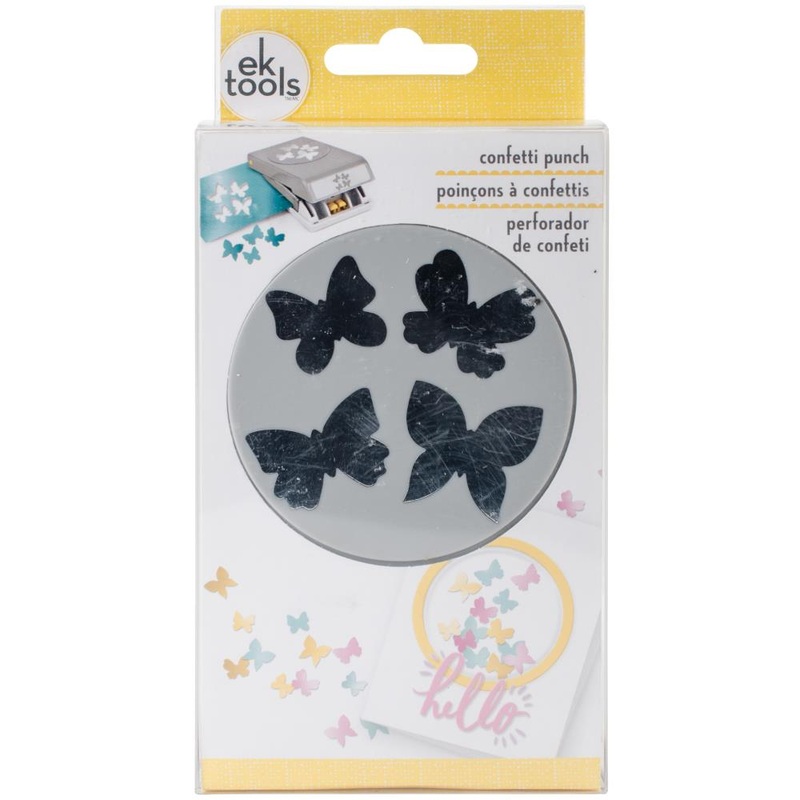 EK Success Large Punch Confetti Butterfly