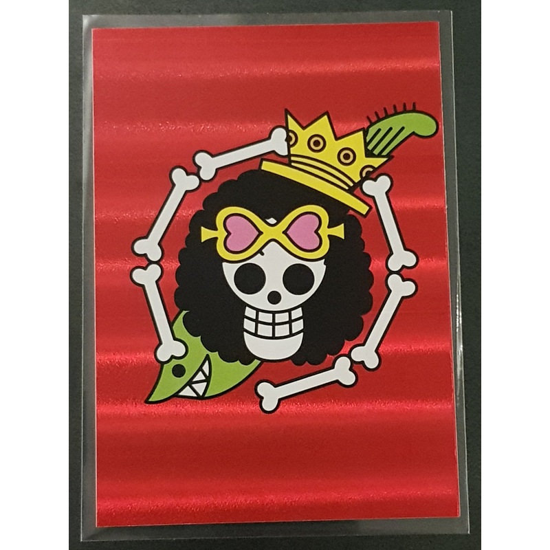 One Piece Treasure Box Official Panini Card Collection Brook Jolly Roger #69 Foil Parallel (B) Trading Card