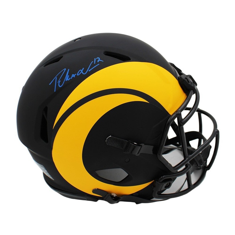 Puka Nacua Signed Los Angeles Ram Speed Authentic Eclipse NFL Helmet