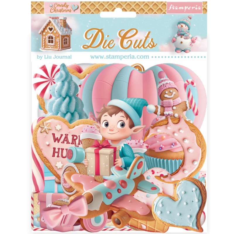 Stamperia – Die cuts assorted – Candy Christmas