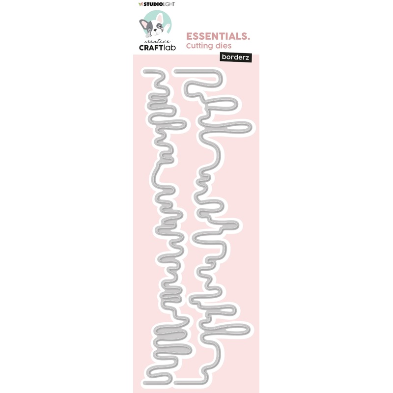 Studio Light Creative CraftLab Cutting Die Borderz Drip Essentials 213x74x1mm 10.43×3.35×0.04 inch 2 PC nr.543