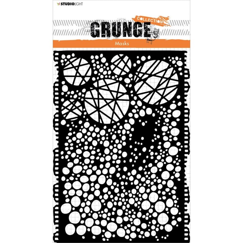 Studio Light Grunge 8.25X5.82 Stencil Nr. 96, Cirlces