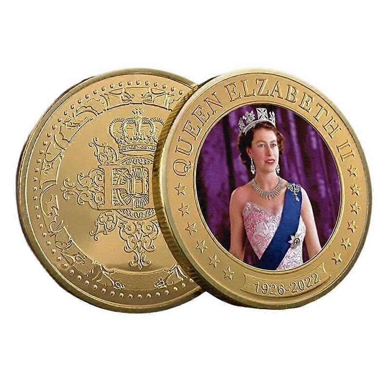 2022 Queen Commemorative Coin Colorful Souvenir Coins For Of England 1926-2022 Collection Collector Her Majesty
