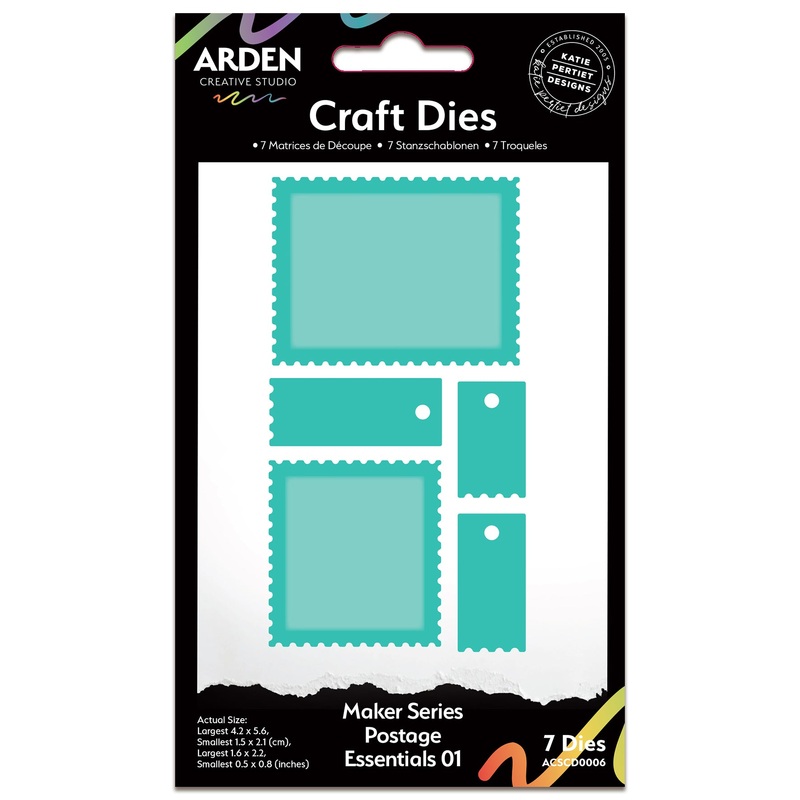 Arden Creative Studio Maker Series Postage Essentials 01 Craft Die Set