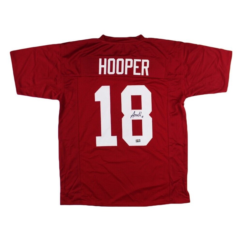 Austin Hooper Signed Stanford Custom Red Jersey