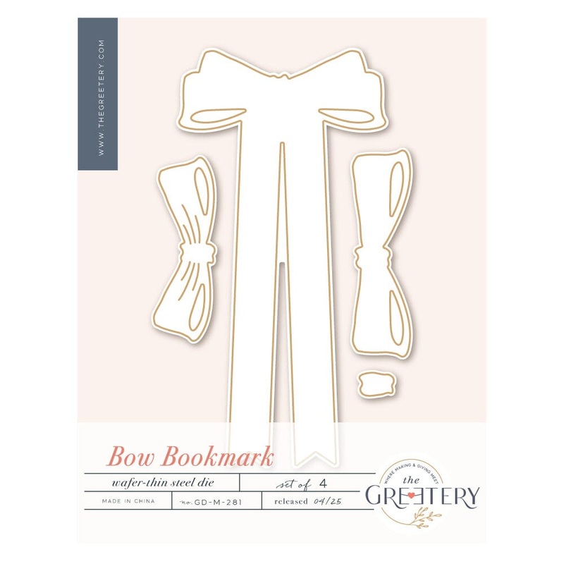 Bow Bookmark Die