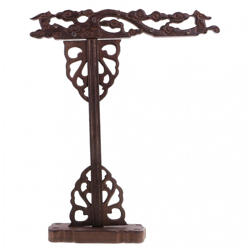 Chinese Calligrapghy Brush Pen Holder Rack Pen Hanger Stand Dragon Pattern