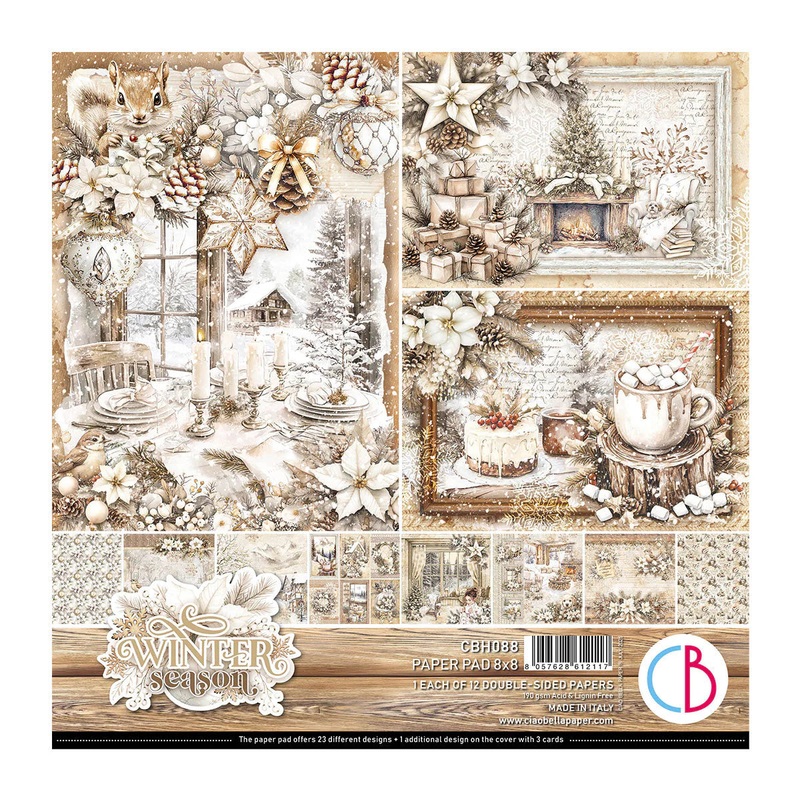 Ciao Bella – Winter Season Pad 8×8 12/Pkg