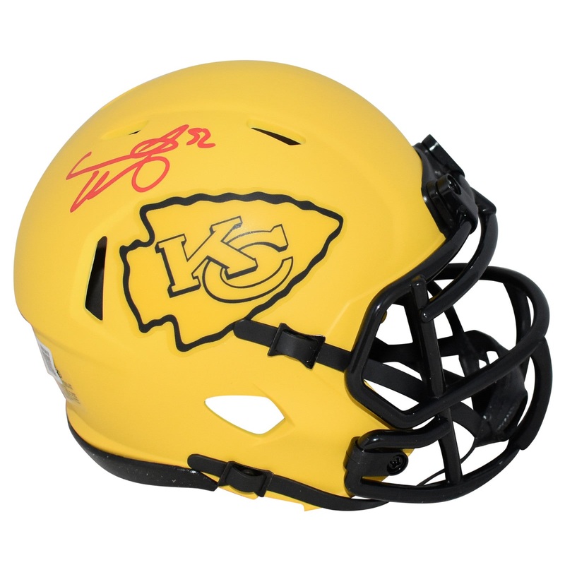 CREED HUMPHREY SIGNED KANSAS CITY CHIEFS RAVE SPEED MINI HELMET BECKETT