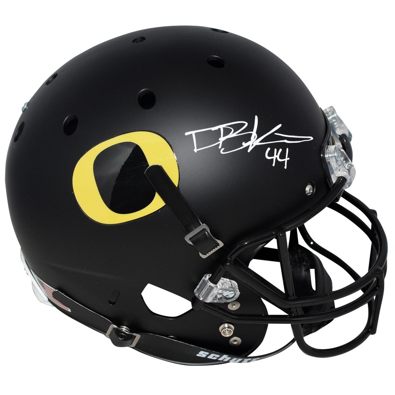 DEFOREST BUCKNER AUTOGRAPHED OREGON DUCKS BLACK FULL SIZE HELMET COA