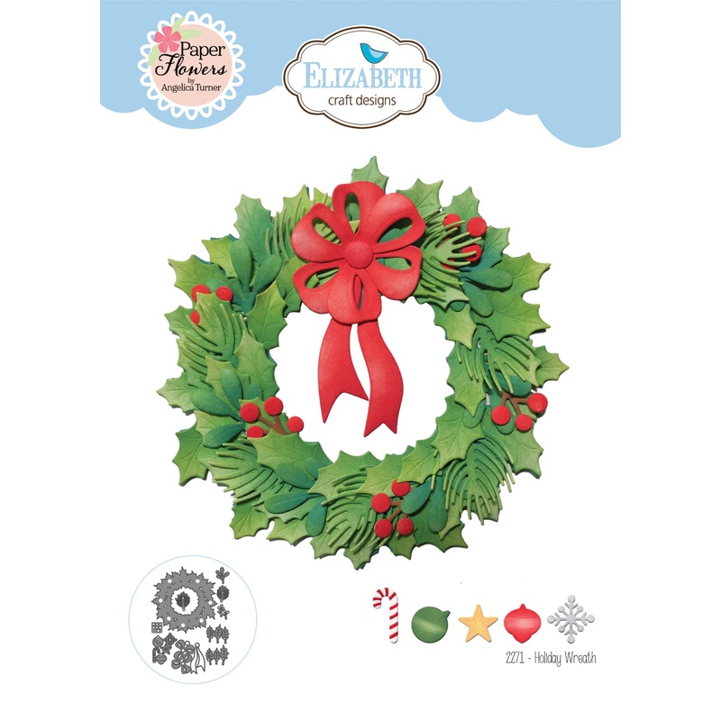 Elizabeth Craft – Holiday Wreath dies