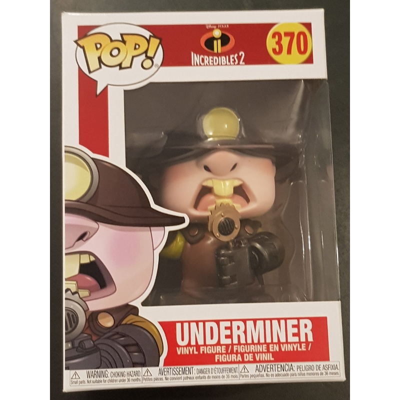 Funko Pop! Incredibles 2 Underminer #370 Vinyl Figure