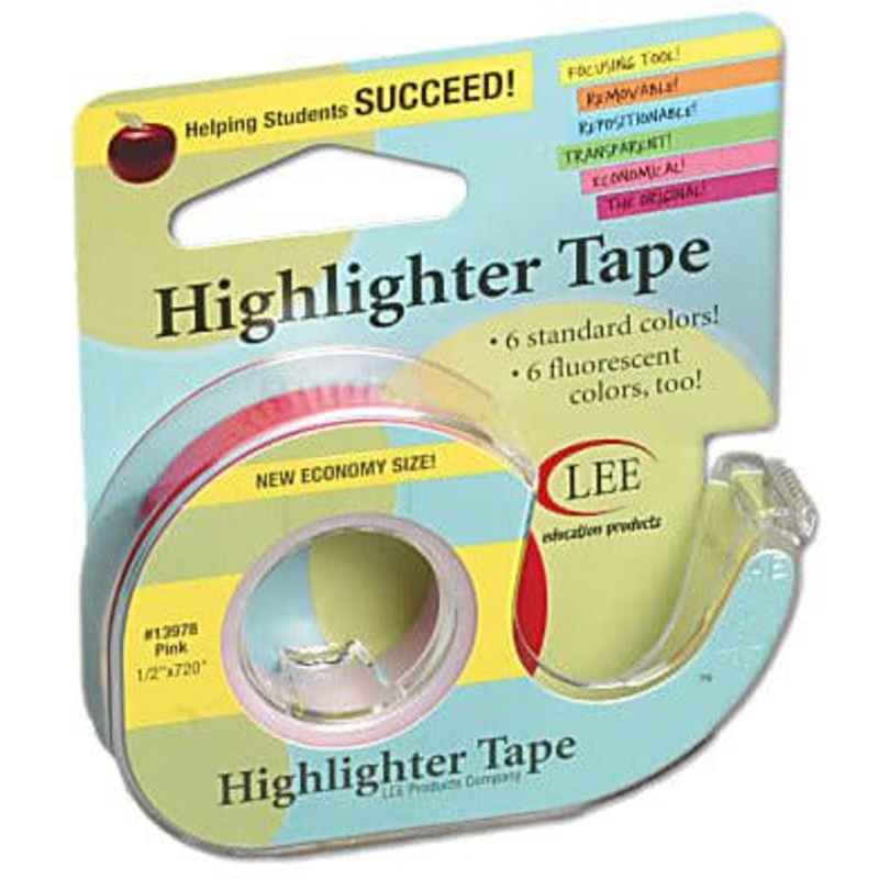 Highlighter Tape – Fluorescent Pink .5 x 720