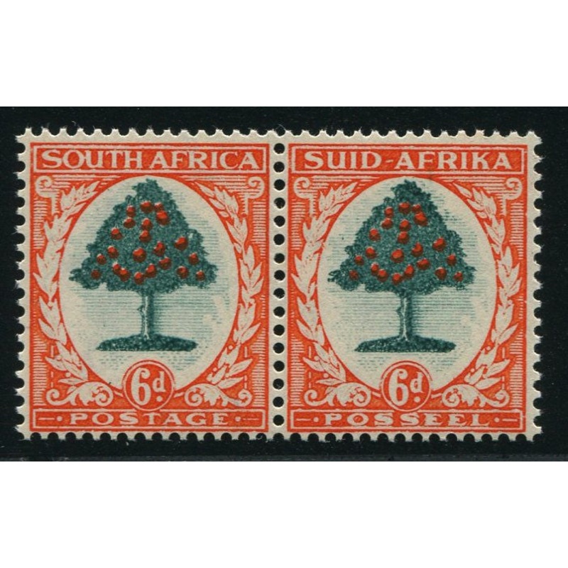 1937 6d  FAINT BACKGROUND MNH- SACC 60