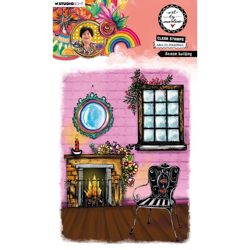 Art By Marlene – Clear Stamp Scene Building Art By Marlene 8 Pieces