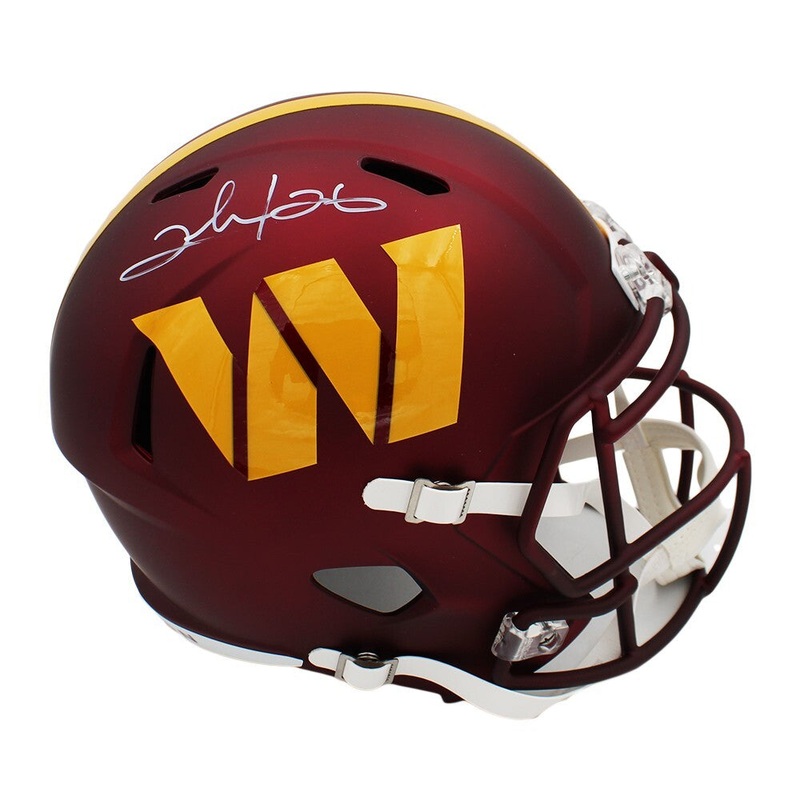 Clinton Portis Signed Washington Commanders Speed Full Size NFL Helmet