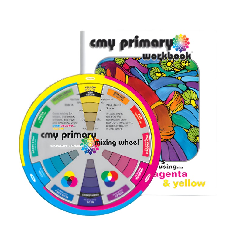 CMY Primary Mixing Wheel and Color Workbook