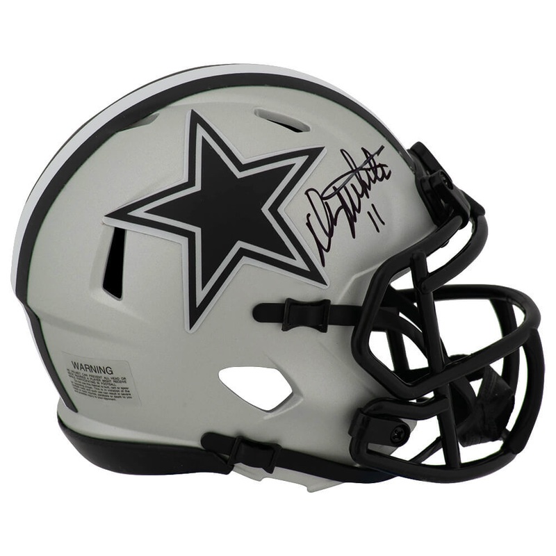 Danny White Signed Dallas Cowboys RAVE Riddell Speed Mini Helmet (SCHWARTZ COA)