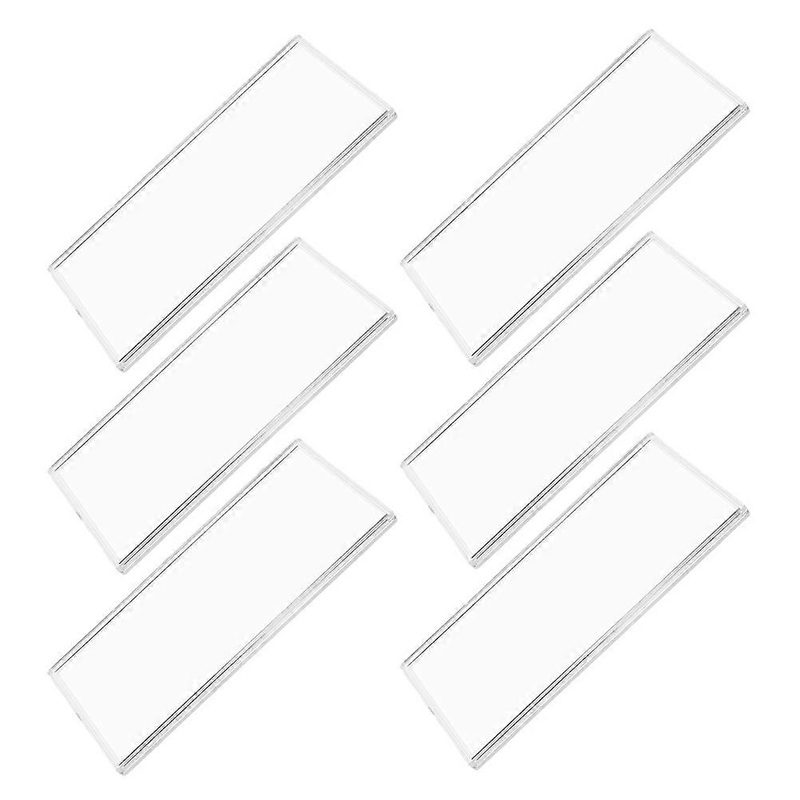Paper Money Case 6Pcs Rectangular Clear Bill Holders Providing Protection And Display Options Perfect For The Collector’s Aesthetic Needs