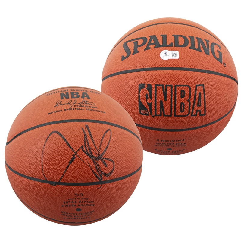 Pistons Jerry Stackhouse Signed Official NBA Game Basketball BAS #BQ45778