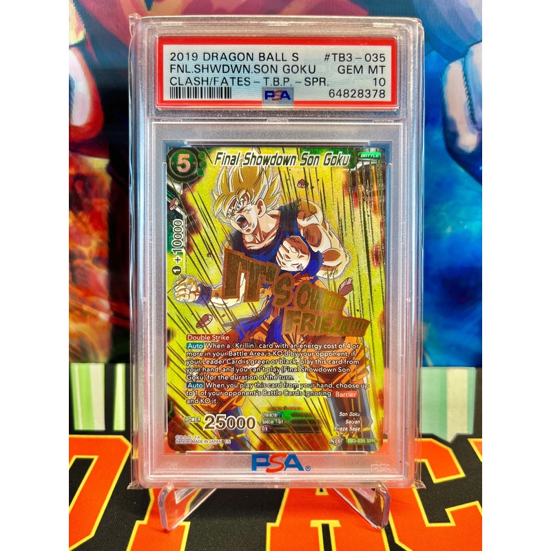 PSA 10 TB3-035 Final Showdown Son Goku SPR (2019)