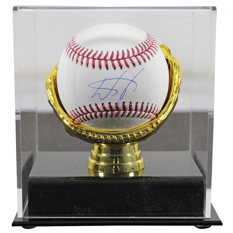 Rays Wander Franco Authentic Signed Manfred Oml Baseball Autographed w/ Case JSA