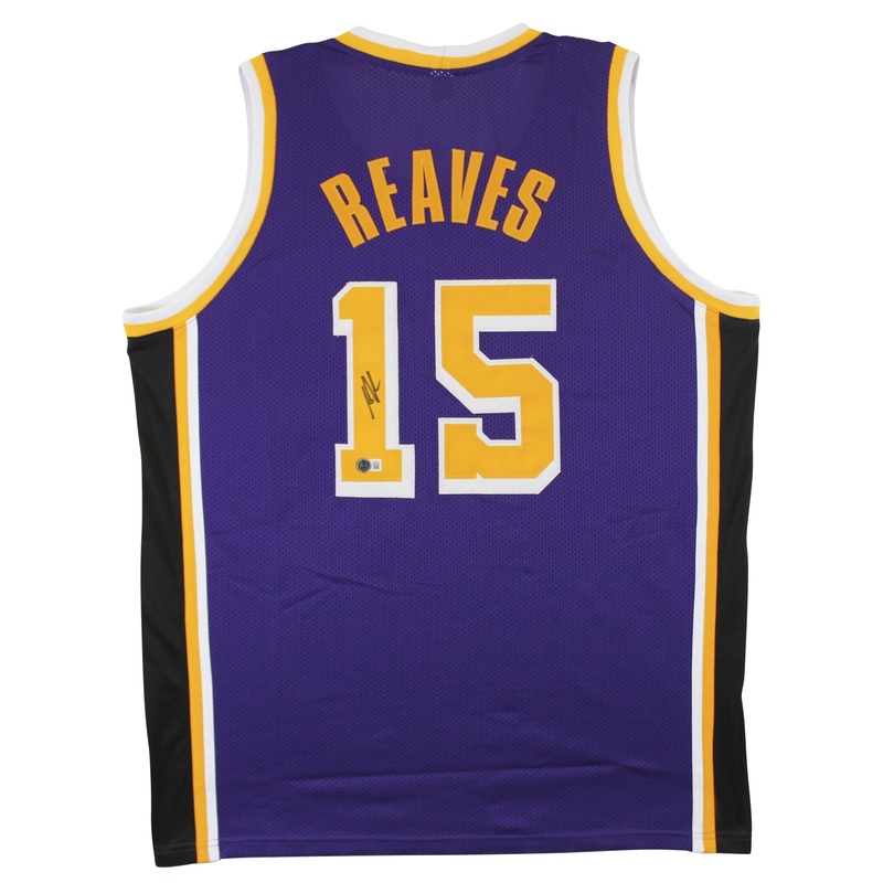 Austin Reaves Authentic Signed Purple Pro Style Jersey BAS