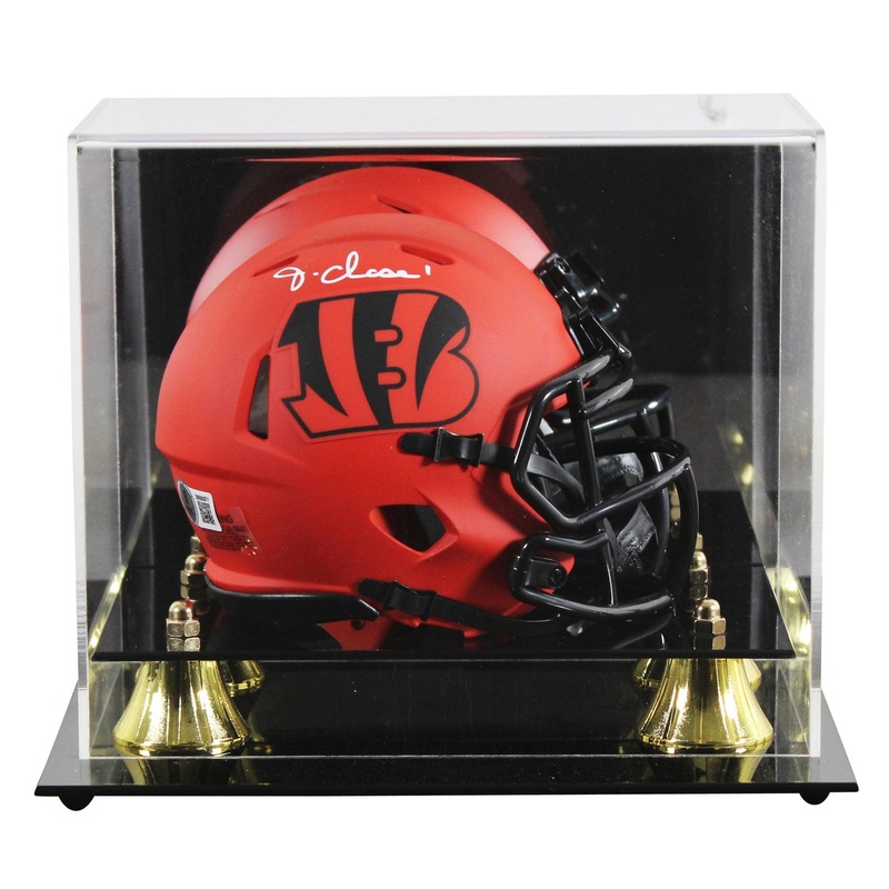 Bengals Ja’Marr Chase Signed Rave Speed Mini Helmet W/ Case BAS Witnessed
