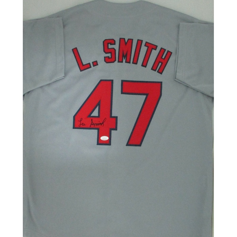 Cardinals Hall of Famer LEE SMITH Signed Custom Replica Jersey AUTO – JSA