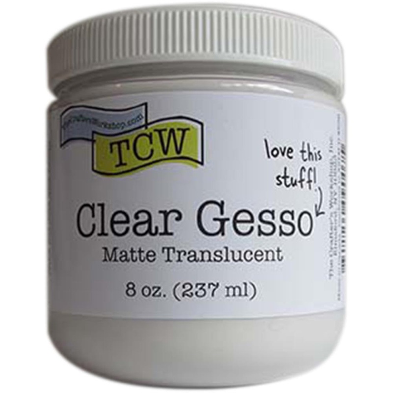 Crafter’s Workshop Gesso 8oz Clear