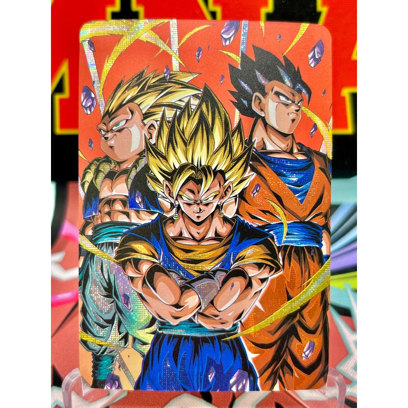 DBAC2-28 Vegito, Gotenks, & Gohan Art Card
