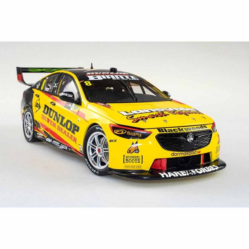 Holden ZB Commodore – Dunlop Super Dealer Racing – #8, N.Percat – Winner, Race 8, 2020 BP Ultimate Sydney SuperSprint – 1:43 Scale Diecast Model Car