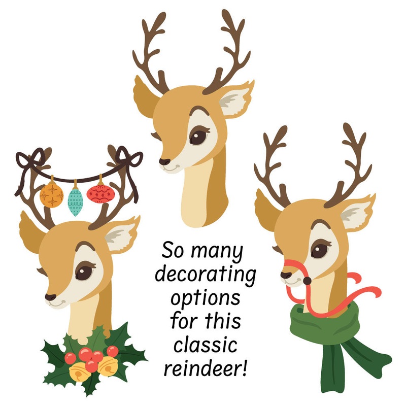 Lovely Layers: Vintage Reindeer – Honey Cuts