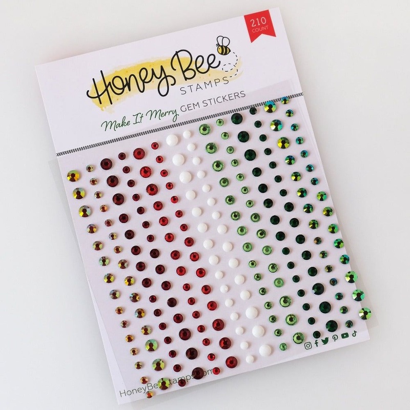 Make It Merry Gem Stickers – 210 Count