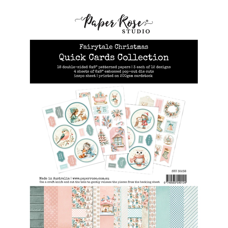 Paper Rose Fairytale Christmas Quick Card Collection