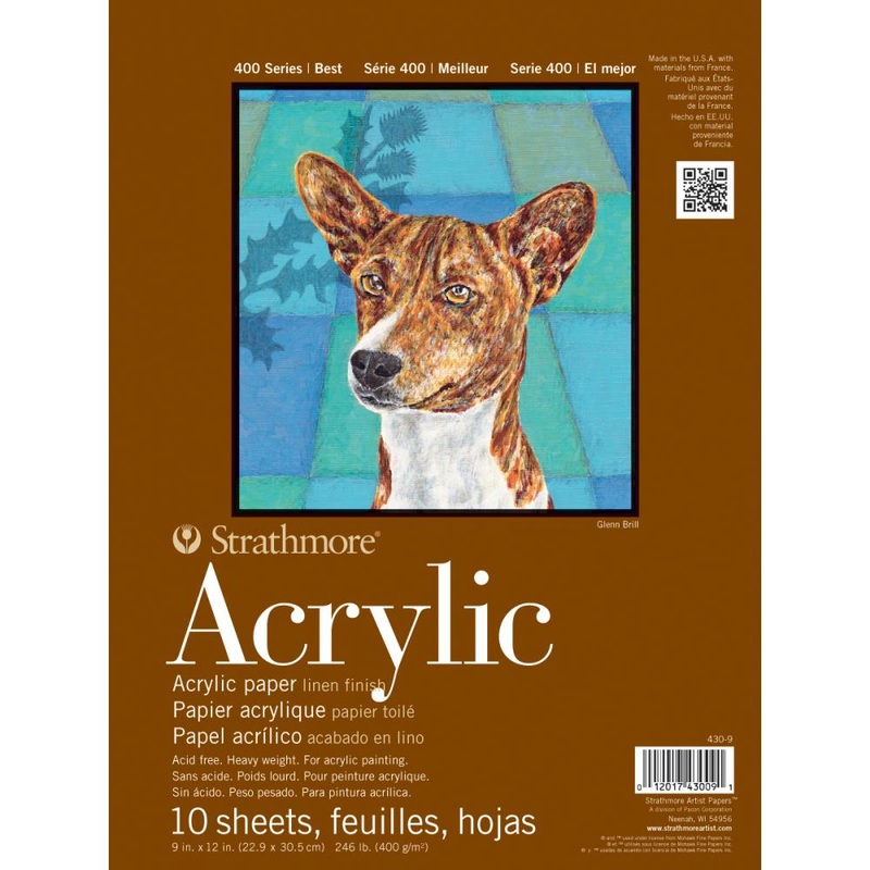 Strathmore Acrylic Paper Pad 9X12 10 Sheets