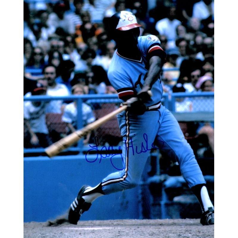 Twins LARRY HISLE Signed 8×10 Photo #3 AUTO – 2 x All Star – 1977 AL RBI Champ