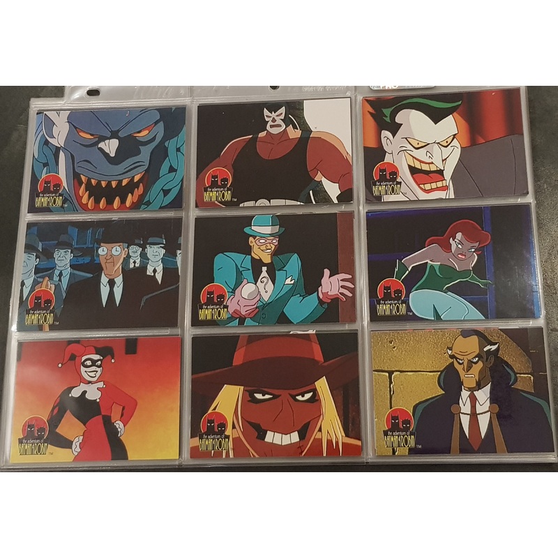 1995 Skybox Adventures of Batman and Robin (90) Trading Card Set