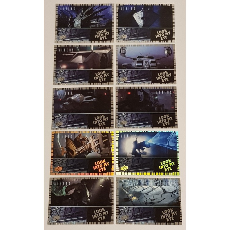 2018 Upper Deck Aliens Look into My Eye #EEH-1-EEH-10 Trading Card Insert Set