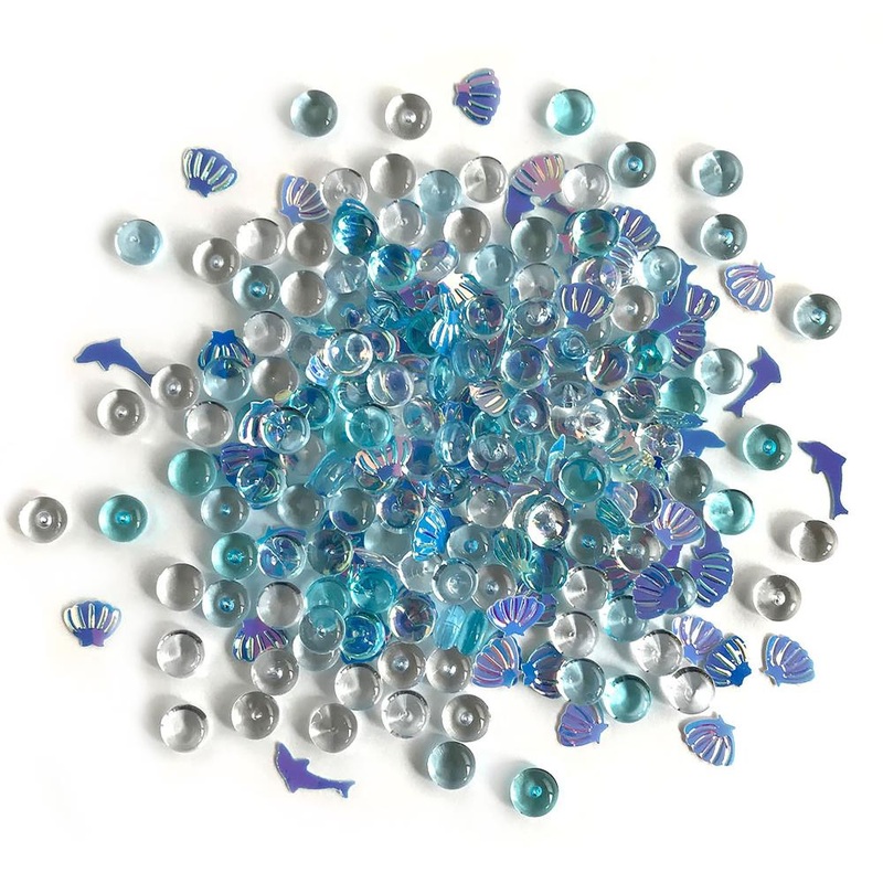 Buttons Galore Shimmerz Embellishments 18g Dolphin’s Tale