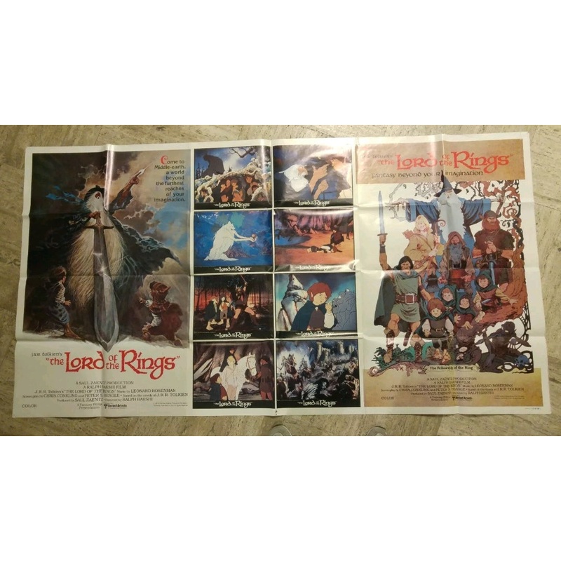 Lord of the Rings Original 41×76 US Movie Poster (1978)
