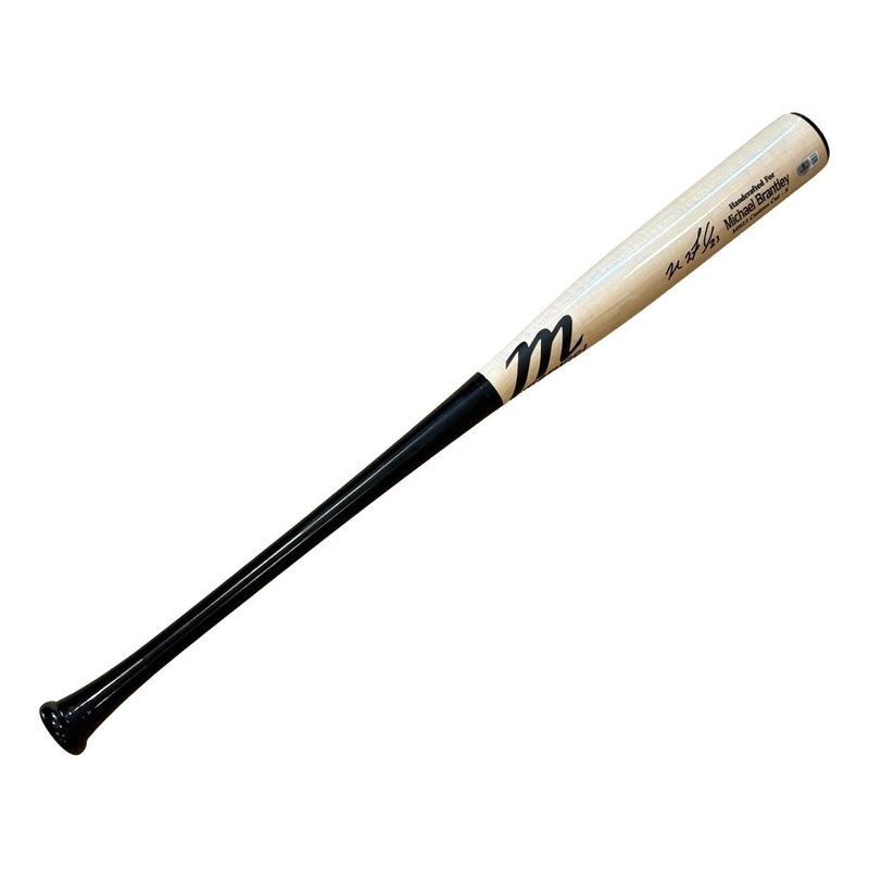 Michael Brantley Houston Astros Signed Marucci Pro Model Baseball Bat BAS