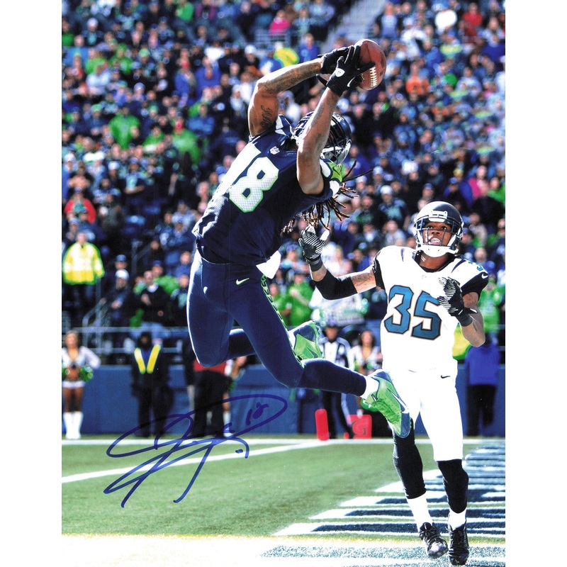 Sidney Rice Autographed Signed 11×14 Photo Seattle Seahawks SKU #243983